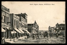 Postcard North Higgins Avenue Missoula MT picture