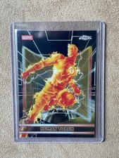 2026 Topps Marvel Neon Human Torch #2/10 Chrome Black Foil #30 🔥 picture