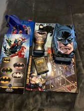 Lot of 8 BATMAN Items (Books/Shampoo/Tin/Decals) - Slightly Used, Low Shipping picture