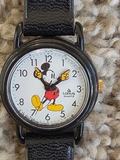 Vtg Lorus Quartz Mickey Mouse Disney Watch Not Running picture