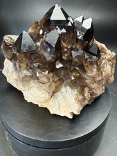 Stunning XL Congo kundalini smoky citrine cluster specimen picture