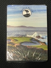 Vintage Pebble Beach Golf Course Playing Cards deck sealed rare collectors tiger picture