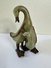 Vintage Resin Composite “Lover Ducks” Figurine Tii Collections Farmhouse Style picture