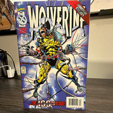 Marvel Comics Wolverine #100 Anniversary Issue Larry Hama Adam Kubert Cover picture
