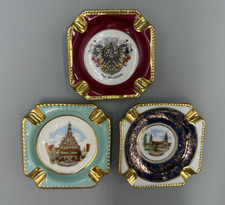 Vintage BAD WINDSHEIM & ESSLINGEN & FREUDENSTADT GERMANY Porcelain Ashtray picture