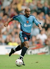 Trevor Sinclair of West Ham United in action 1998 Old Photo picture