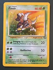 Pinsir 9/64 Unlimited Holo Pokemon Jungle Near Mint picture