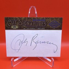 1/1 Upper Deck 2019 Goodwin Champions Cut Signature Auto Dr Jack Ramsey Error picture
