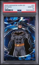 2025 KAKAWOW AURA DC BATMAN BLUE /95 #1 PSA 10 picture