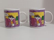 Hallmark MAXINE Cartoon Fun Novelty Coffee Cups Mugs Set of 2 Gourmet Gifts picture