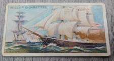 Wills's Celebrated Ships Cigarettes Tobacco Trade Card VTG No 4 HMS Warrior picture