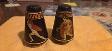 vintage salt and pepper shakers Mid Century Greek Creeps picture