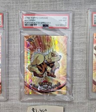 Topps 2000 Chrome Pokémon T.V.-Spectra Arcanine #59 Hologram Card English picture