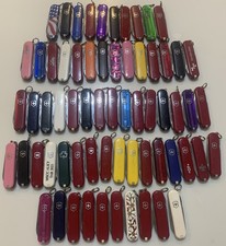 Lot Of 65 Victorinox Classic SD Swiss Army Knives 58mm Various Models Colors picture