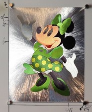 Vintage Minnie Mouse Dufex Foil Print Walt Disney Productions 8