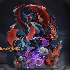 35cm Light Up Salamence GK Statue Anime Figure PVC Model Collectibles Xmas Gift picture