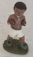 Young's Inc Boxing Boxer Resin Figurine Home Decor Vintage Collectible picture