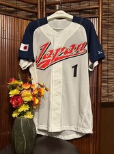 Japan Culture-WBC Japan Baseball Jersey Mizuno Official Team Japan Rare Size F  picture