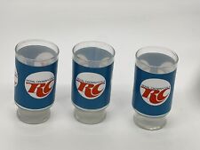 Rare RC cola vintage vintage set of 3 drink glasses picture