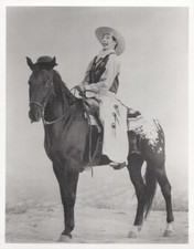Paul Reubens as Pee Wee Herman cowboy on horse 8x10 inch photo picture