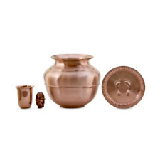 Jeevarasam Copper Water Storage Combo, 5 Litres US SELLER FFS# picture
