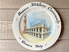 Vintage Vincenza Military Community Plate Ceramiche SKG Italy picture