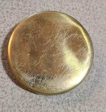Small Snuff Box From Military Collection Light Etch Name & Laramie Wyoming 1916 picture