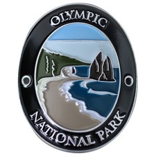 Olympic National Park Walking Stick Medallion - Washington Hiking Badge Souvenir picture