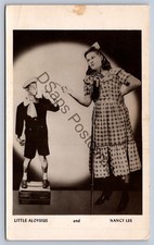 K65/ Vaudeville RPPC Postcard c1940 Little Aloysius Nancy Lee WOWO Radio 365 picture