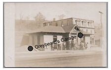 RPPC PRR Railroad Train LUCYVILLE Station Depot ROSCOE PA Real Photo Postcard picture