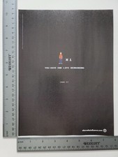 Above The Influence Authentic Print Advertisement / Poster Art picture
