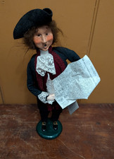 HTF BYERS CHOICE Carolers Thomas Jefferson Declaration Author Dated 2000 picture