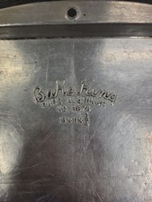 Vtg Bake King Aluminum Baking Pan Cookie Sheet Roll 16x11x3/4 USA Cake H874 picture