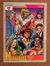 1991 Marvel Comics Impel Trading Card #158 Marauders. Vintage picture