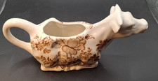 Royal Crownford Cow Pitcher Porcelain Dairy Creamer Ironstone  picture