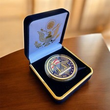 US NAVY USS GEORGE WASHINGTON CVN-73 Challenge Coin in Velvet Case ·GREAT GIFT· picture