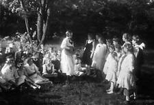Berlin female scouts celebrating harvest festival 1910 OLD PHOTO picture