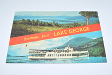 1971 Lake George NY MV Mohican Boat Postcard Dean Color Dexter Press Posted picture