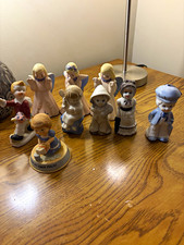 Vintage Porcelain 9 Figurines - read description. Ernesco kay finch Japan, etc  picture