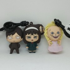 Junji Ito Collection Series 1 Figural Bag Clips Tomie 2 Face Ms Fuchi Boy -3 set picture