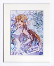 [Framed Chara Fine Graph] Asuna Sword Art Online Kuji Lottery S Prize A5 size picture