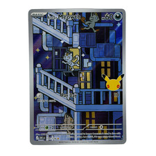 Pokemon TCG: Alolan Meowth 139/128 30th Anniversary IR NM picture