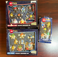 M&M's Star Wars mPire Limited Edition Mini Holiday Ornament lot of 3 sets 20 ct picture