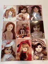 Vintage 1980's The Bess Dolls Greeting Card Lot of 9 picture