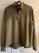 Tru-Spec 24-7 Series Grid Fleece 1/4 Zip Pullover Shirt Coyote Brown Men's Large picture