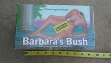 1991 BARBARA'S BUSH Chia Pet planter ORIGINAL BOX Vintage novelty, fine shape picture