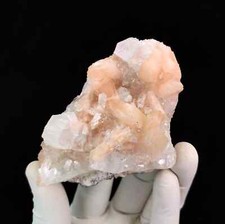 144g Natural Stilbite Cluster On Shiny Apophyllite Crystals Minerals picture
