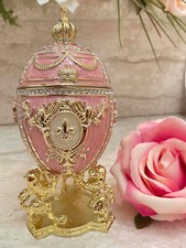 Fabergé egg 24k GOLD Faberge Egg Trinket box Imperial Faberge 24k Gold picture