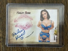 Hailey Rose Autograph Signed Kiss Card Collectors Expo Model 2026 picture