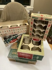 Vintage Shiny Brite Boxes Empty Lot Of 5 picture
